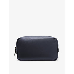 Smythson Panama double zip leather washbag | Smythson