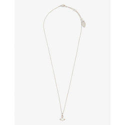 Vivienne Westwood Jewellery Balbina platinum-plated brass and faux-pearl pendant necklace