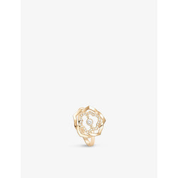 Piaget Rose 18ct rose-gold and 0.11ct brilliant-cut diamond ring