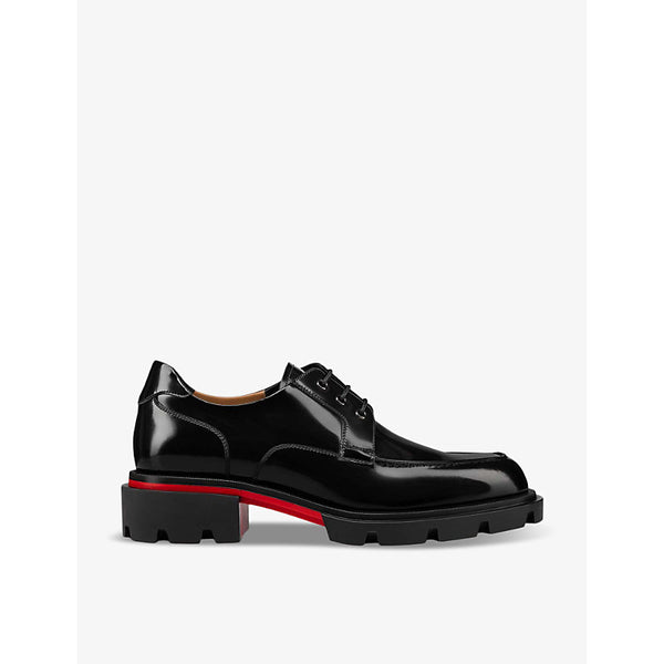 Christian Louboutin Our Georges serrated-sole leather loafers