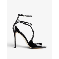 Jimmy Choo Azia 110 strappy patent leather sandals