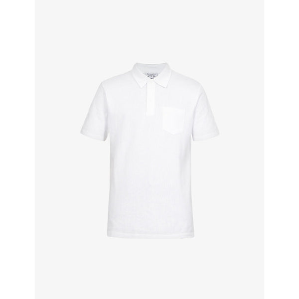  Sunspel Riviera slim-fit cotton-piqué polo shirt