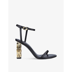 Givenchy G-Cube embellished leather heeled sandals | GIVENCHY