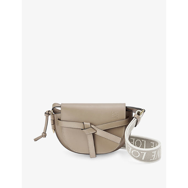  Loewe Mini Gate Dual leather shoulder bag