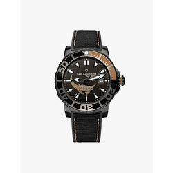 Carl F Bucherer 00.10632.28.33.99 Patravi Scubatech Black Manta titanium automatic watch