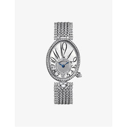 Breguet 8918BB/58/J20/D000 Queen of Naples 18ct white-gold, diamond and mother-of-pearl automatic watch