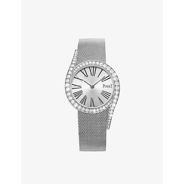 Piaget G0A41212 Limelight 18ct white-gold and 1.75ct brilliant-cut diamond automatic watch