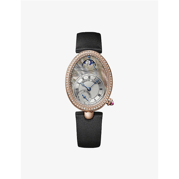 Breguet G8908BR5T864D00D Reine de Naples 18ct white-gold, mother-of-pearl and diamond watch