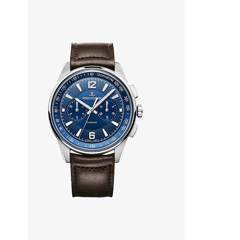 Jaeger-Lecoultre Q9028480 Polaris Chronograph stainless-steel and leather automatic watch