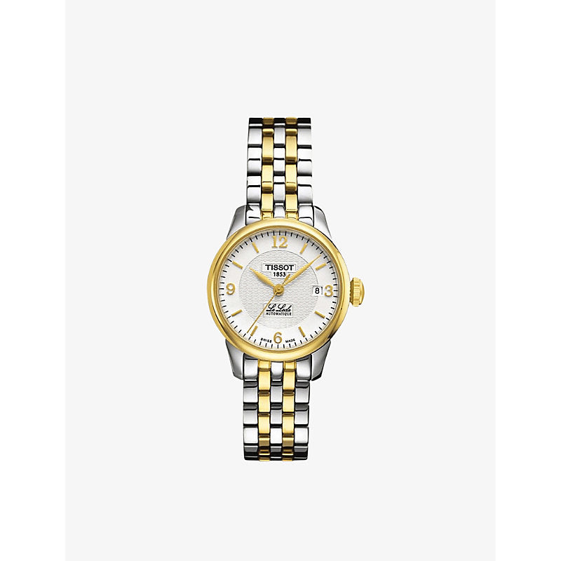 Tissot T41218334 Le Locle yellow gold-toned stainless steel automatic watch