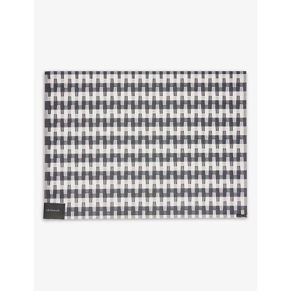 Chilewich Tuxedo graphic-print woven placemat 36cm x 48cm