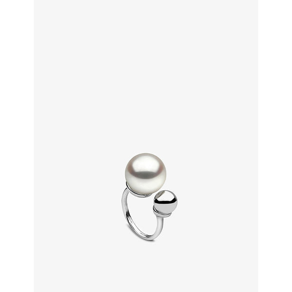 Yoko London South Sea 18ct white-gold and pearl ring