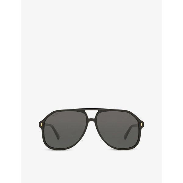 Womens Gucci GG1042S acetate aviator sunglasses