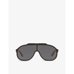  Gucci GG1038S pilot-frame acetate sunglasses