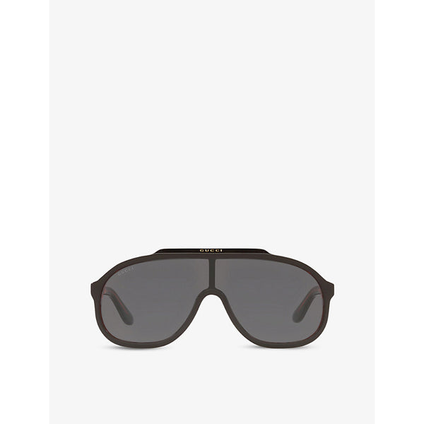 Gucci GG1038S pilot-frame acetate sunglasses | LYBSTORE