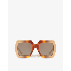  Gucci GG1022S square-frame acetate sunglasses