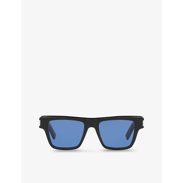  Saint Laurent SL469 rectangle-frame acetate sunglasses