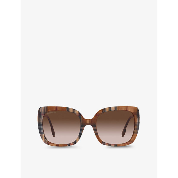 Burberry BE4323 Caroll square-frame acetate sunglasses