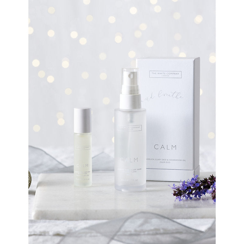 The White Company Calm mist and roller duo set