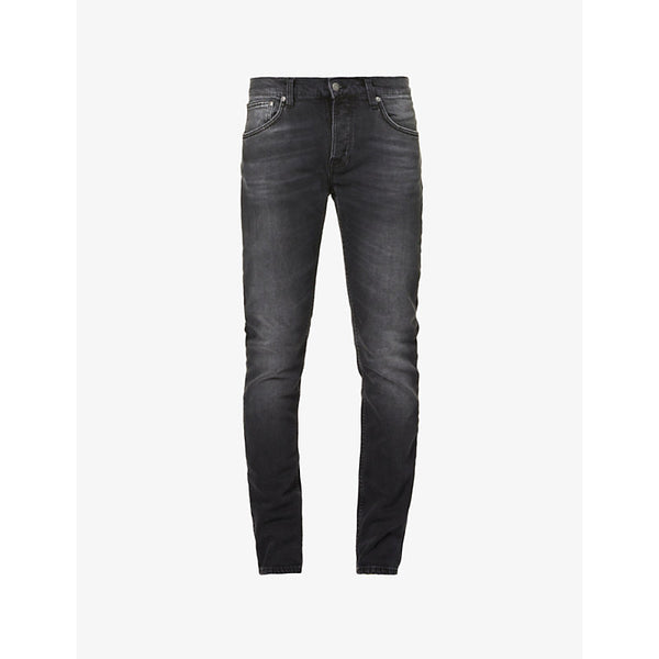  Nudie Jeans Grim Tim mid-rise stretch-denim jeans