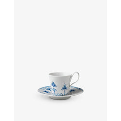 Royal Copenhagen Blue Elements porcelain cup and saucer 9cm