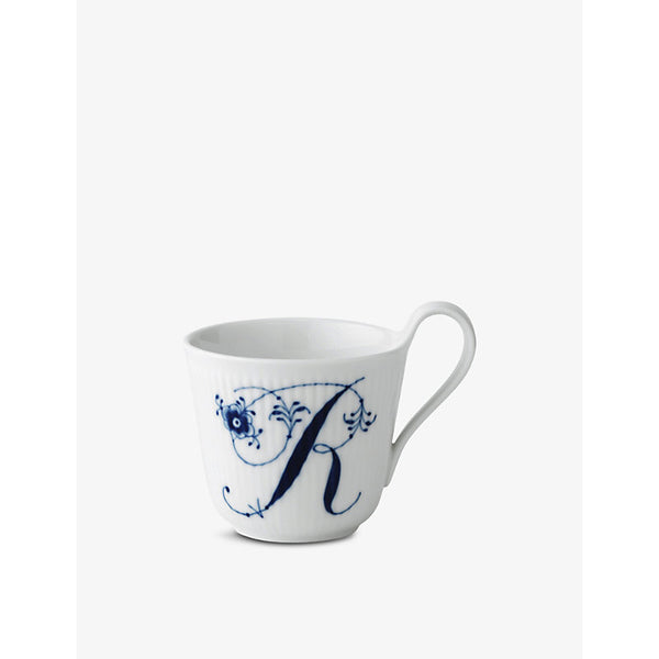 Royal Copenhagen Alphabet R hand-painted porcelain mug 330ml