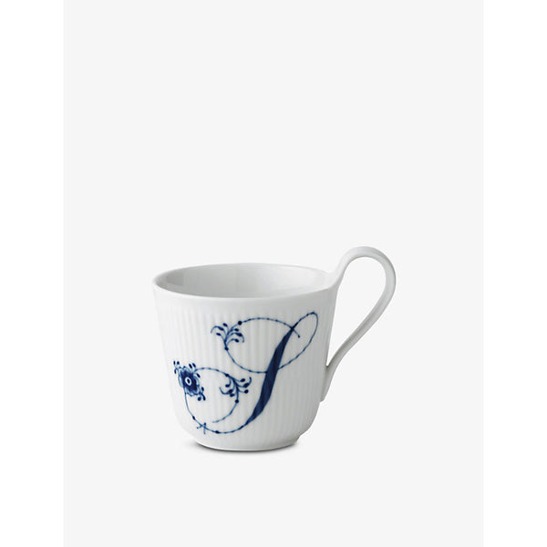 Royal Copenhagen Alphabet S hand-painted porcelain mug 330ml