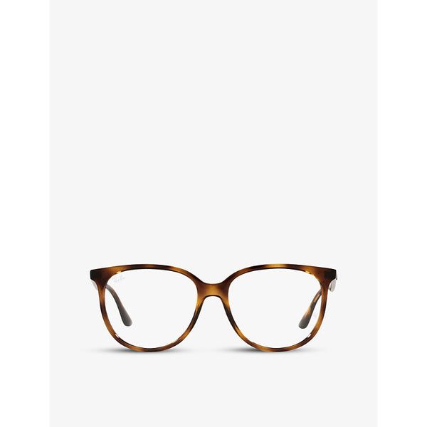  Ray-Ban RX4378V round-frame acetate optical glasses