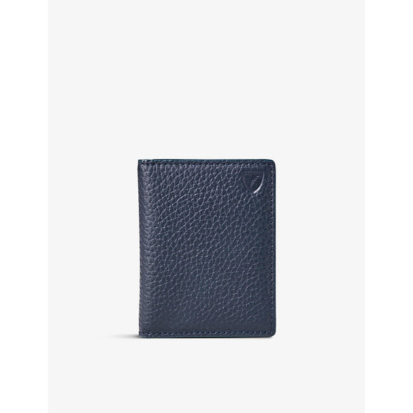 Aspinal Of London Travel logo-embellished leather card holder | Aspinal Of London