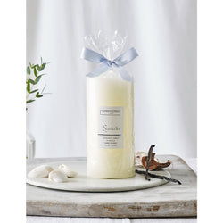 The White Company Seychelles pillar candle 573g