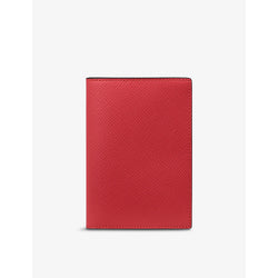 Smythson Panama cross-grain leather passport cover | Smythson