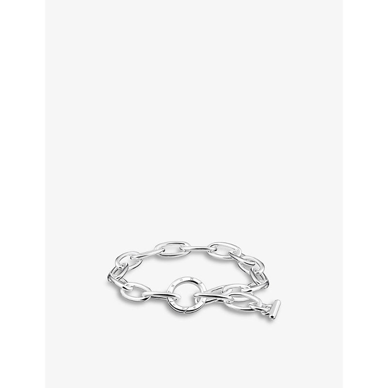  Thomas Sabo Links sterling-silver and white zirconia chain bracelet