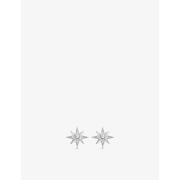  Thomas Sabo Nautical Star sterling-silver and cubic zirconia stud earrings