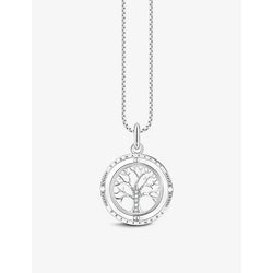  Thomas Sabo Tree of Love sterling-silver and white zirconia pendant necklace