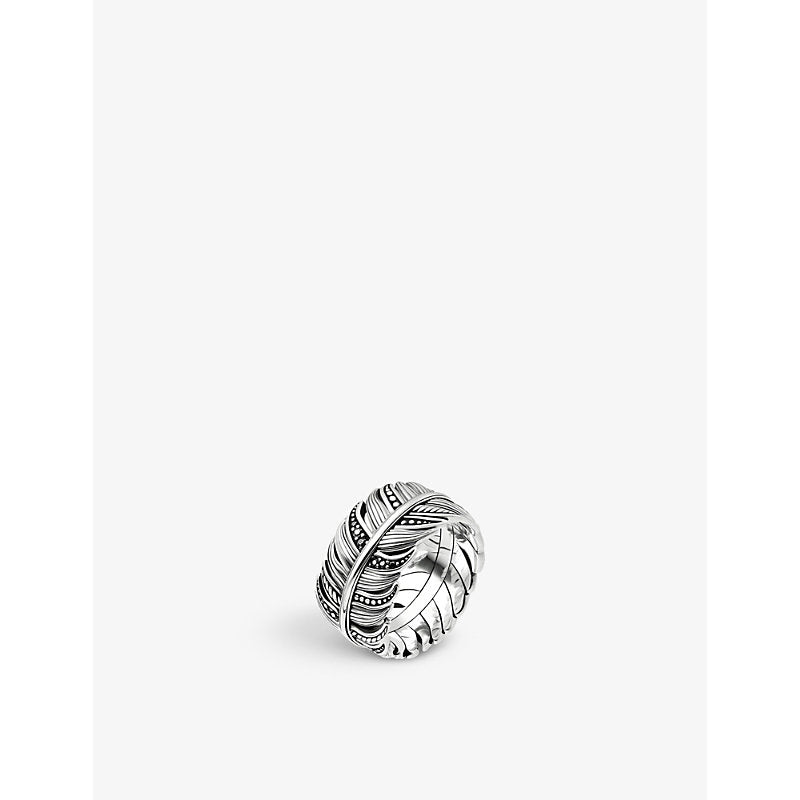 Thomas Sabo Feather sterling-silver ring