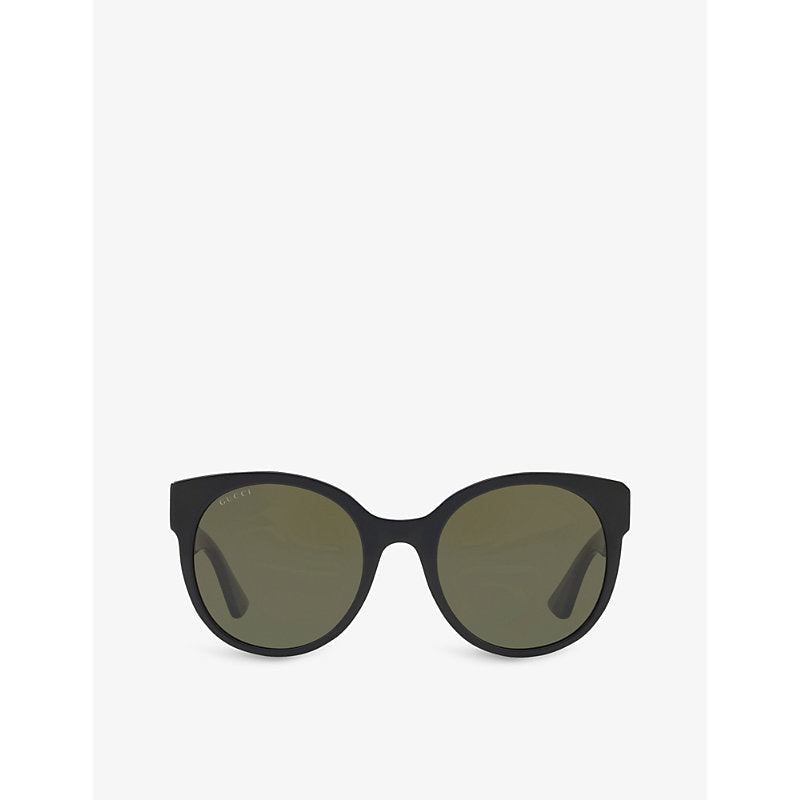  Gucci GG0035SN round-frame acetate sunglasses