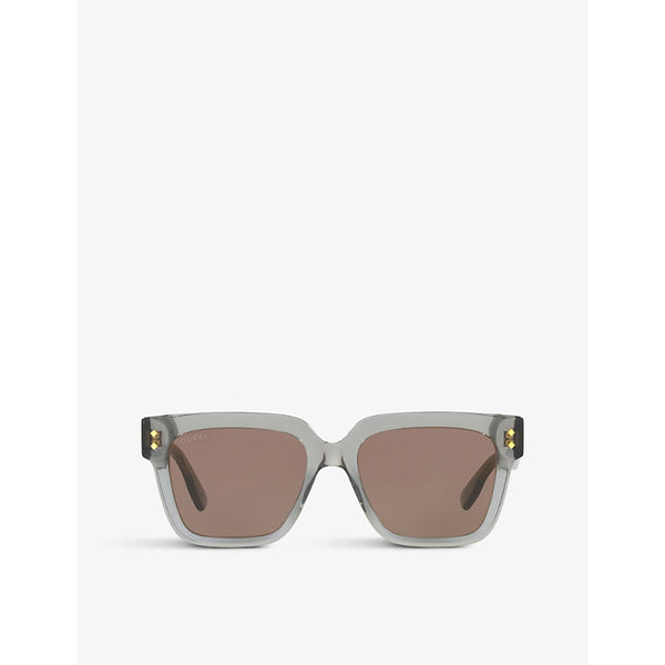 Gucci GG1084S square-frame acetate sunglasses