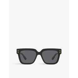  Gucci GG1084S square-frame acetate sunglasses