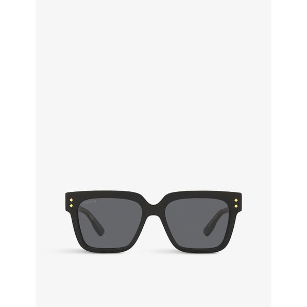  Gucci GG1084S square-frame acetate sunglasses