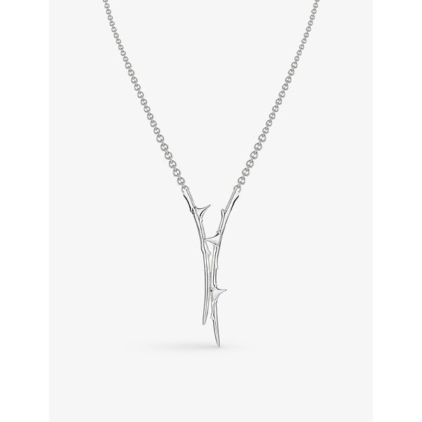  Shaun Leane Rose Thorn sterling-silver pendant necklace