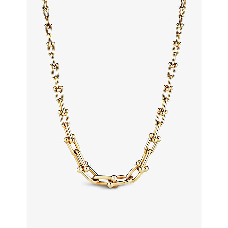 Tiffany & Co Tiffany HardWear graduated link 18ct gold necklace | TIFFANY & CO