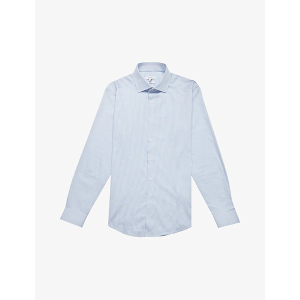 Reiss Bengal stripe slim-fit cotton shirt