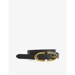  Reiss Bailey leather waist belt