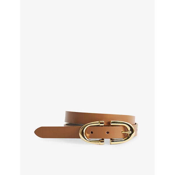 Reiss Bailey leather waist belt