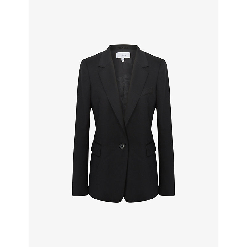  Reiss Haisley single-breasted wool-blend blazer