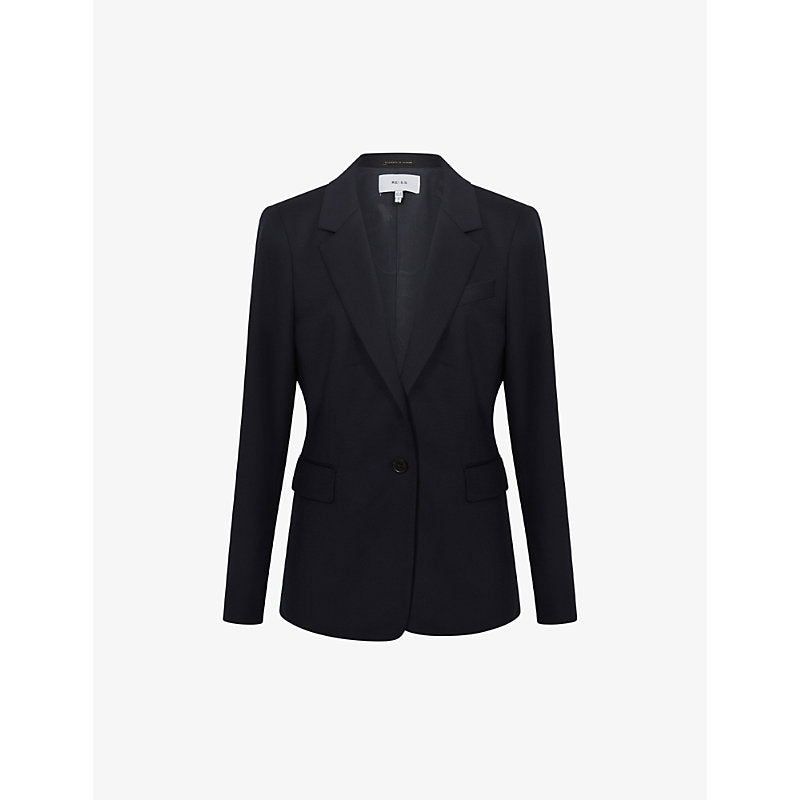  Reiss Haisley single-breasted wool-blend blazer