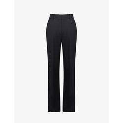  Reiss Haisley flared-leg mid-rise stretch wool-blend trousers