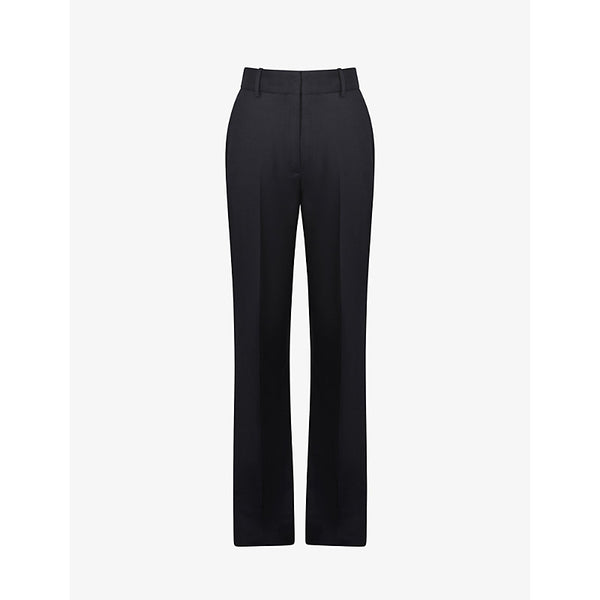  Reiss Haisley flared-leg mid-rise stretch wool-blend trousers