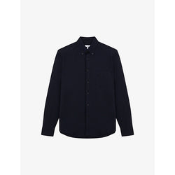  Reiss Greenwich slim-fit long-sleeve cotton shirt