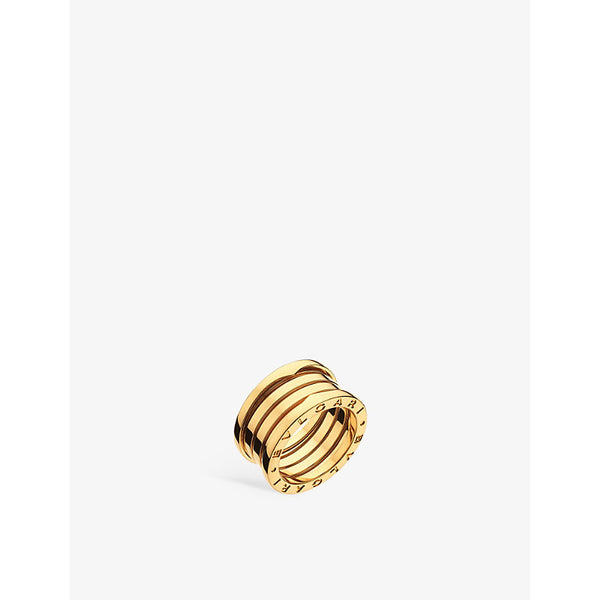 Bvlgari B.zero1 four-band 18ct yellow-gold ring